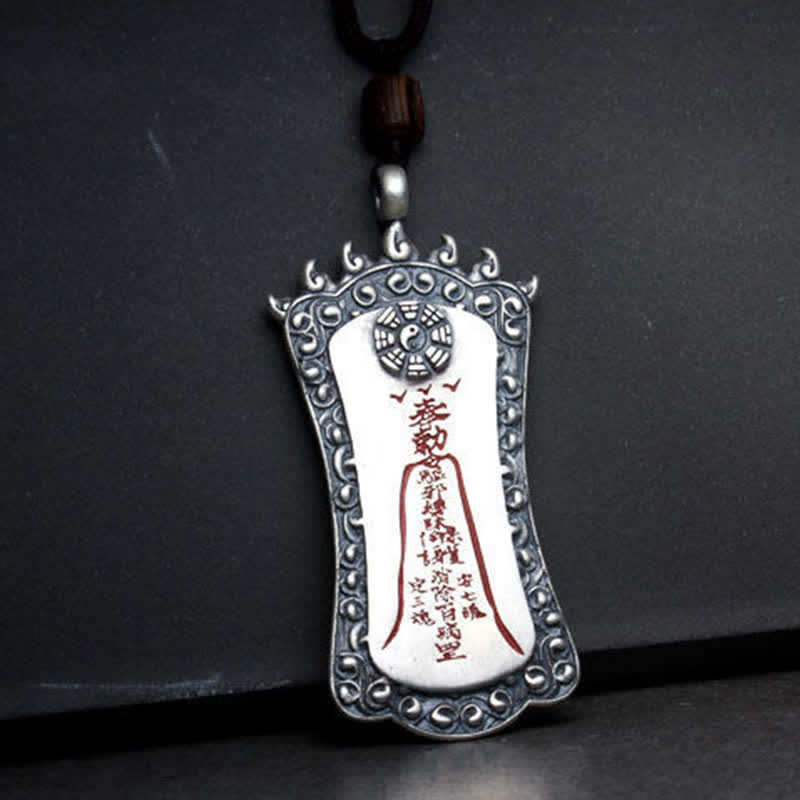 KarmaRipple's FengShui Bagua PiXiu Cinnabar Balance Pendant Necklace p6