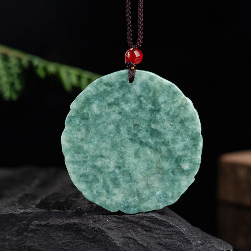 KarmaRipple's Dragon Jade Yin Yang Balance Pendant String Necklace p6