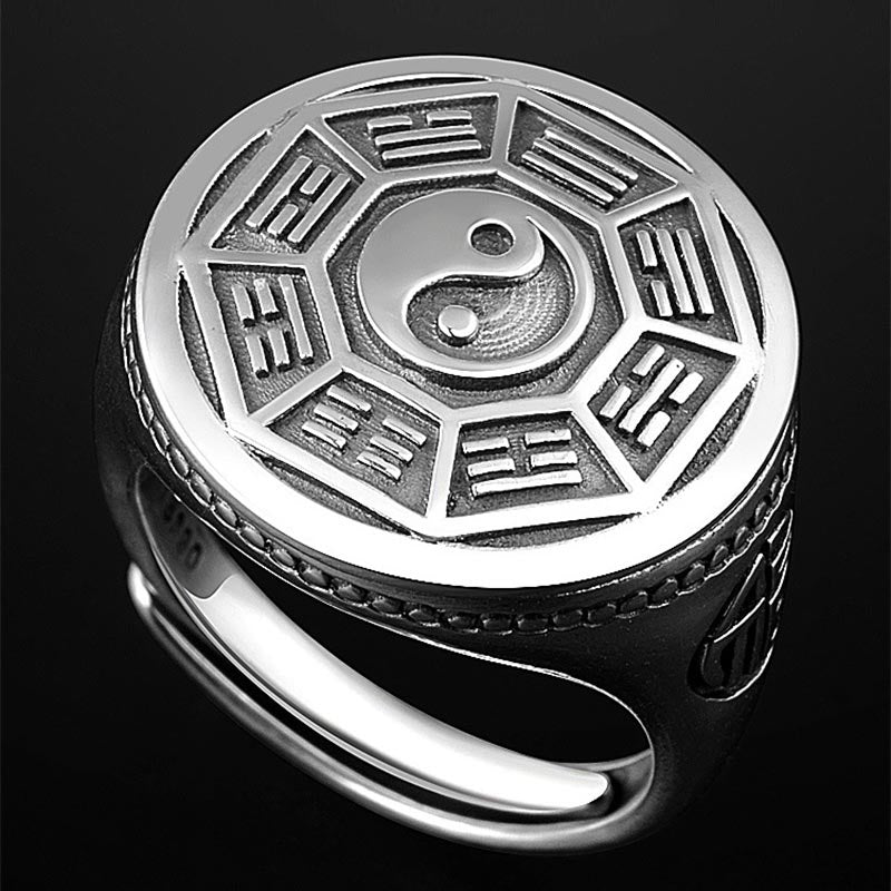 KarmaRipple's Yin Yang Balance Adjustable Ring ( p6