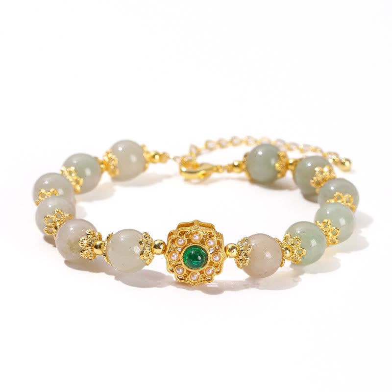 KarmaRipple's Authentic Jade Prosperity Bead Chain Bracelet p13