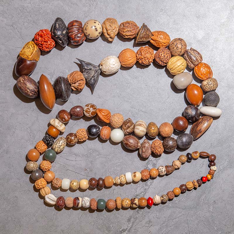 KarmaRipple's 108 Mala Beadwork Bodhi Seed Fortune Wealth Bracelet Wrist Mala p4