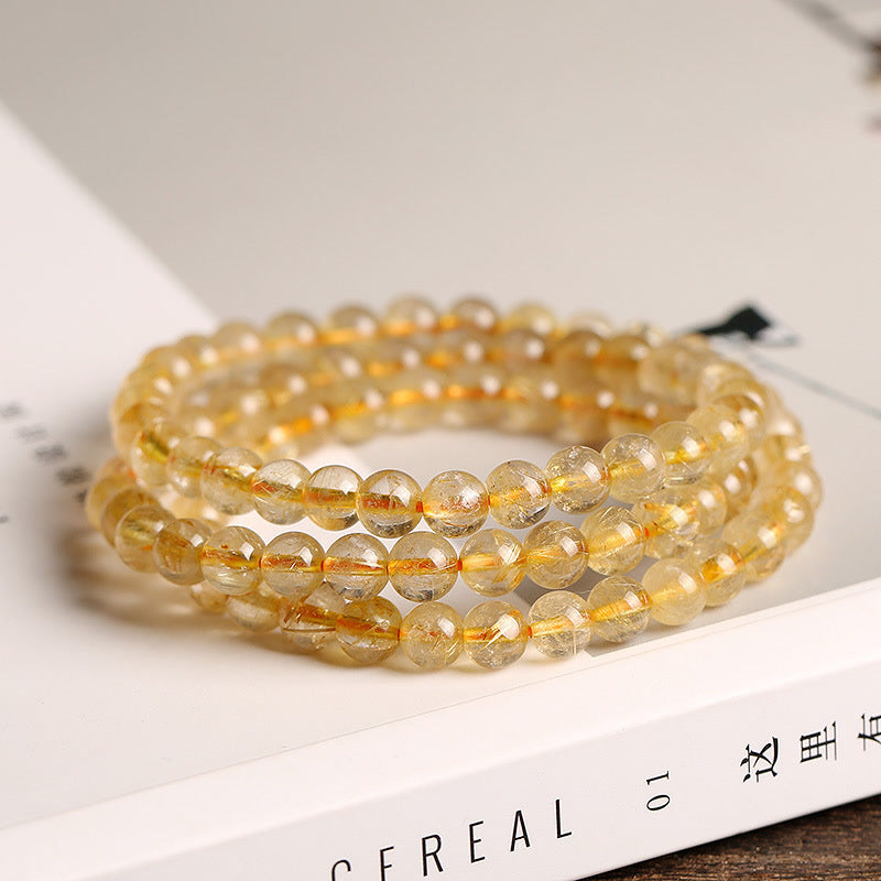 KarmaRipple's Authentic Citrine Prosperity Protection Bracelet p2