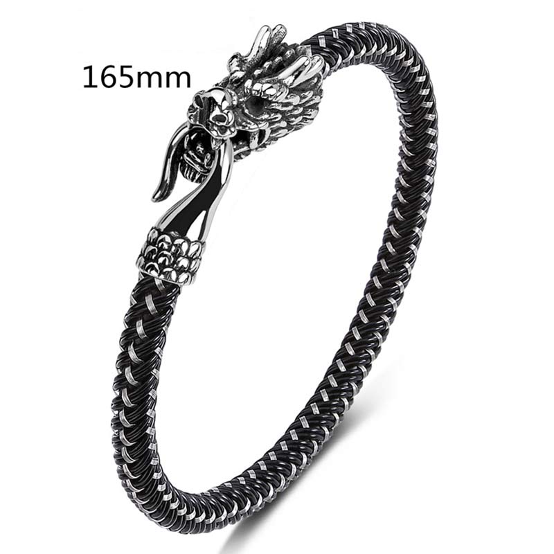 KarmaRipple's Dragon Titanium Steel Protection Fortune Bracelet p26