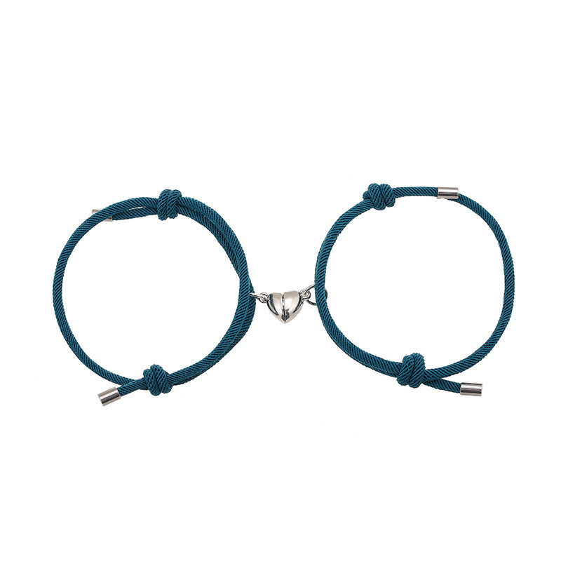 KarmaRipple's 2Pcs Love Magnetic Pair String Strength Bracelet p33