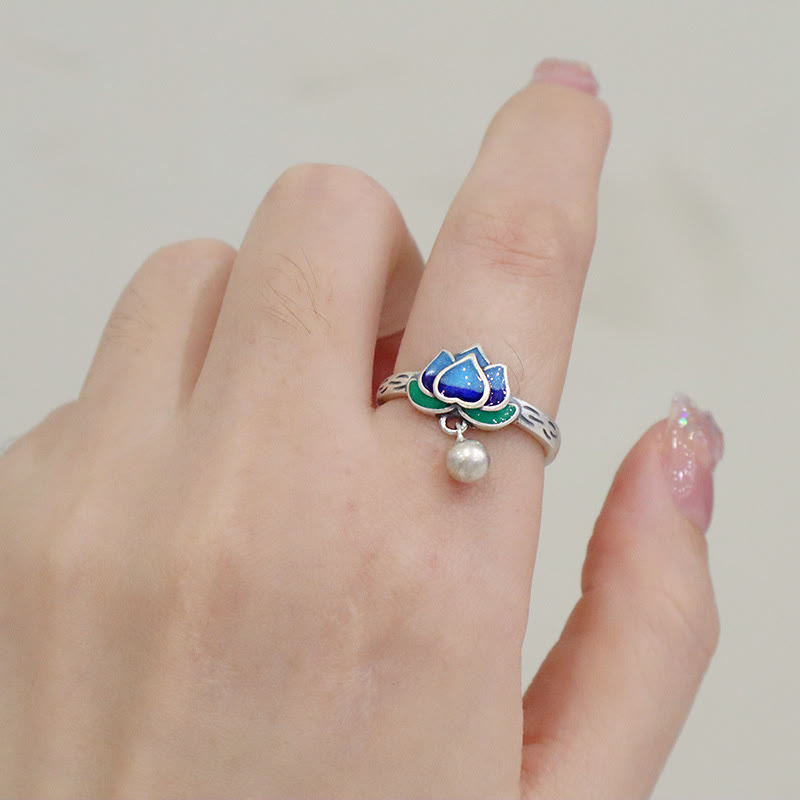 KarmaRipple's Lotus Flower Pattern Enlightenment Ring p11