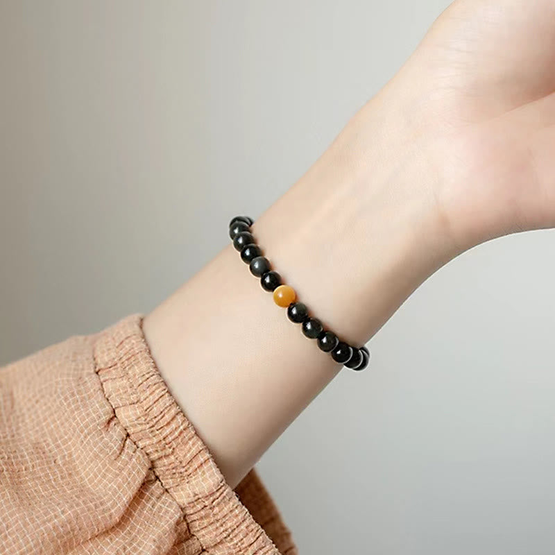 KarmaRipple's Authentic Rainbow Obsidian Tiger Eye Positive Love Bracelet p7