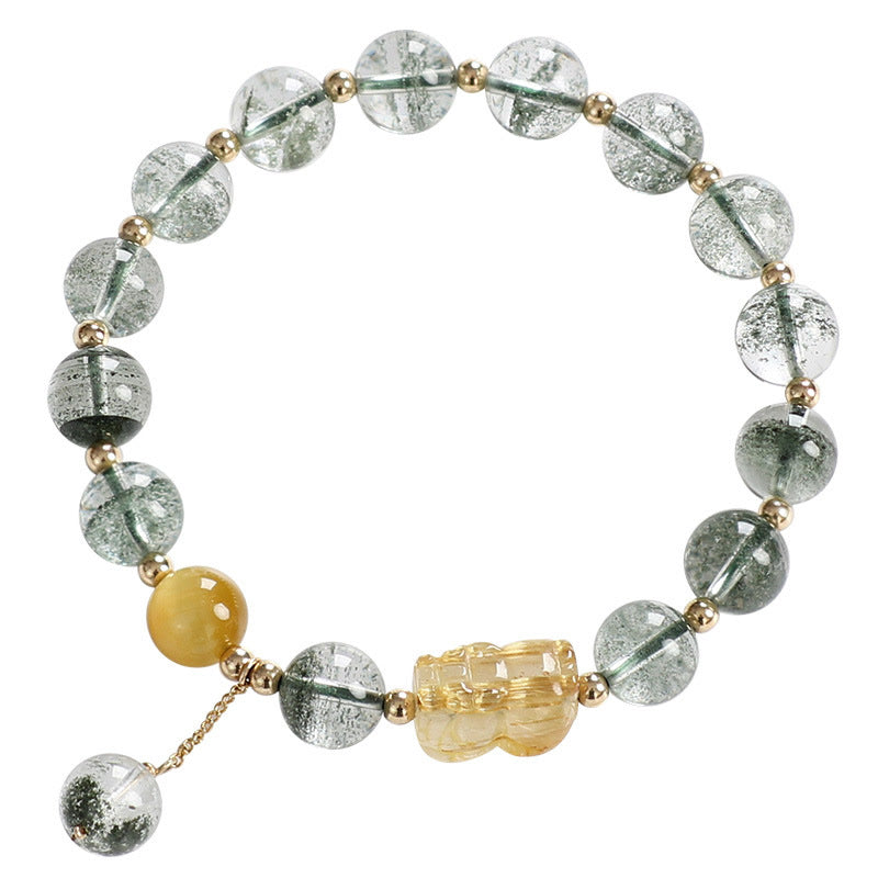 KarmaRipple's Green Phantom Citrine PiXiu Confidence Bracelet p10