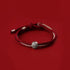Dark Red Beige Rope(Wrist Circumference 15-18cm)