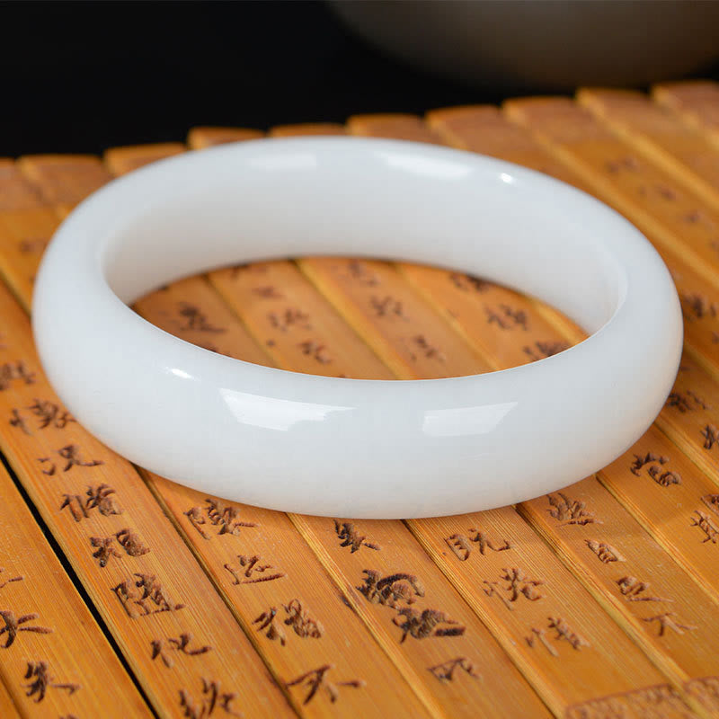KarmaRipple's Authentic Golden Silk Jade Wealth Fortune Bracelet Bangle p10