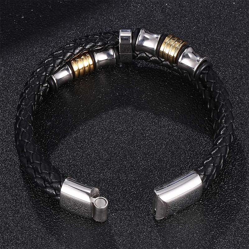 KarmaRipple's Layered Leather Weave Fortune Bracelet p19