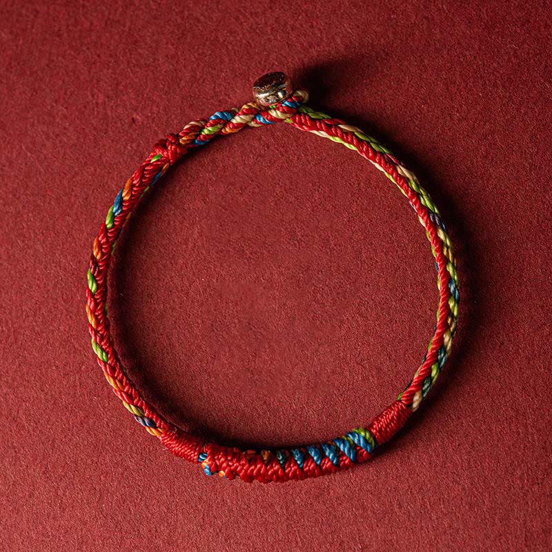 KarmaRipple's Handmade Five Color Thread Protection Bracelet p4