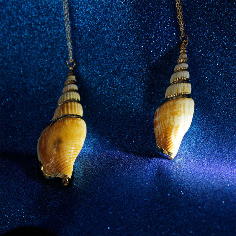 KarmaRipple's Authentic Shankha Conch Shell Seashell Fortunate Pendant Necklace p14