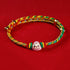 Golden Colorful Rope-Pink for Wrist Circumference 14-19cm