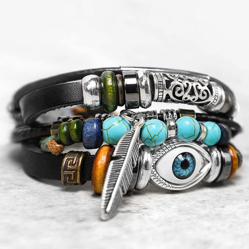 KarmaRipple's Tibetan Turquoise Evil Eye Purification Bracelet p2