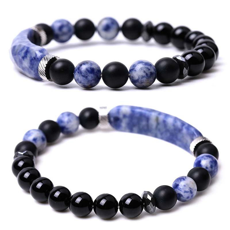 KarmaRipple's Authentic Gemstone Blue Aventurine Balancing Bracelet p10