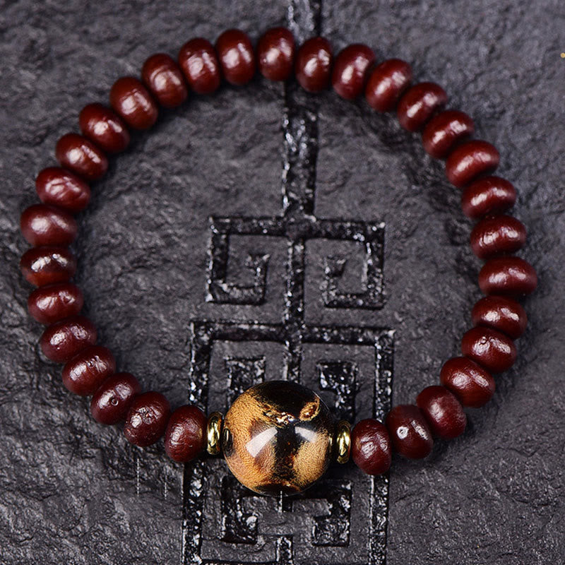 KarmaRipple's Authentic Tibetan Purple Bodhi Seed Bead Balance Bracelet p8