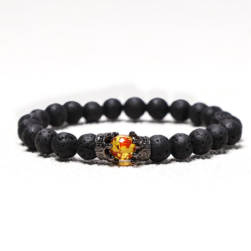 KarmaRipple's Authentic Stone King&Queen Crown Balancing Energy Beadwork Pair Bracelet p3
