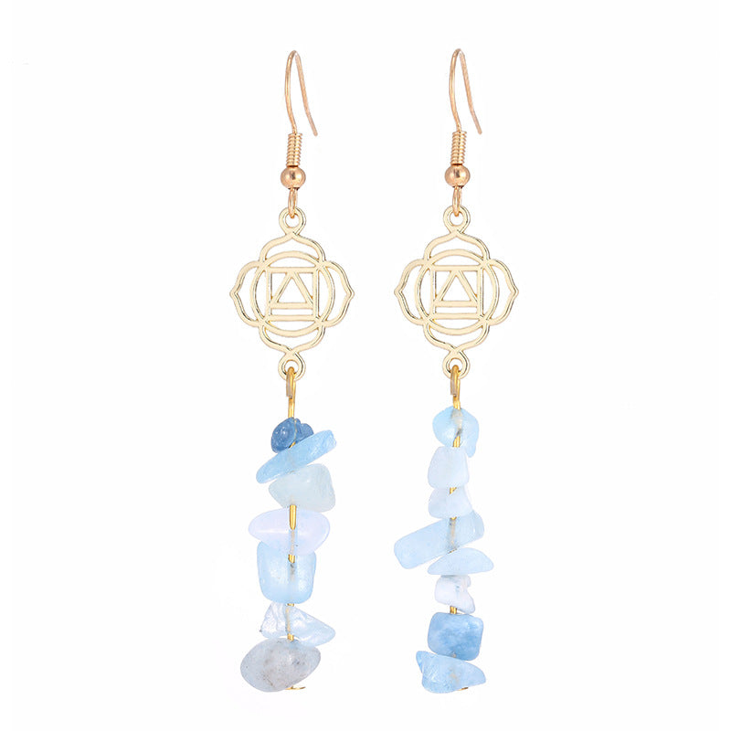 KarmaRipple's Balancing Crystals Zen Cairn Confidence Earrings ( p33