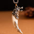 White Imitation Wolf Tooth / Snake Bone Chain