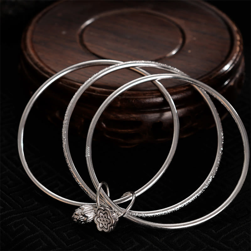 KarmaRipple's Lotus Flower Pod Ivory Bronze New Beginning Bracelet Bangle p3