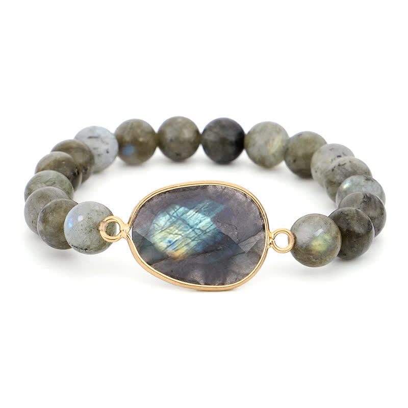 KarmaRipple's Authentic Labradorite Moonstone Support Balancing Beaded Bracelet p10