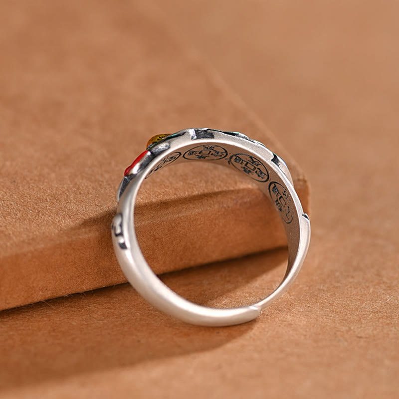 KarmaRipple's Feng Shui Five Emperor Coins Wealth Ring p5