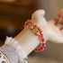 Red Liuli Glass Bead(Wrist Circumference 14-16cm)