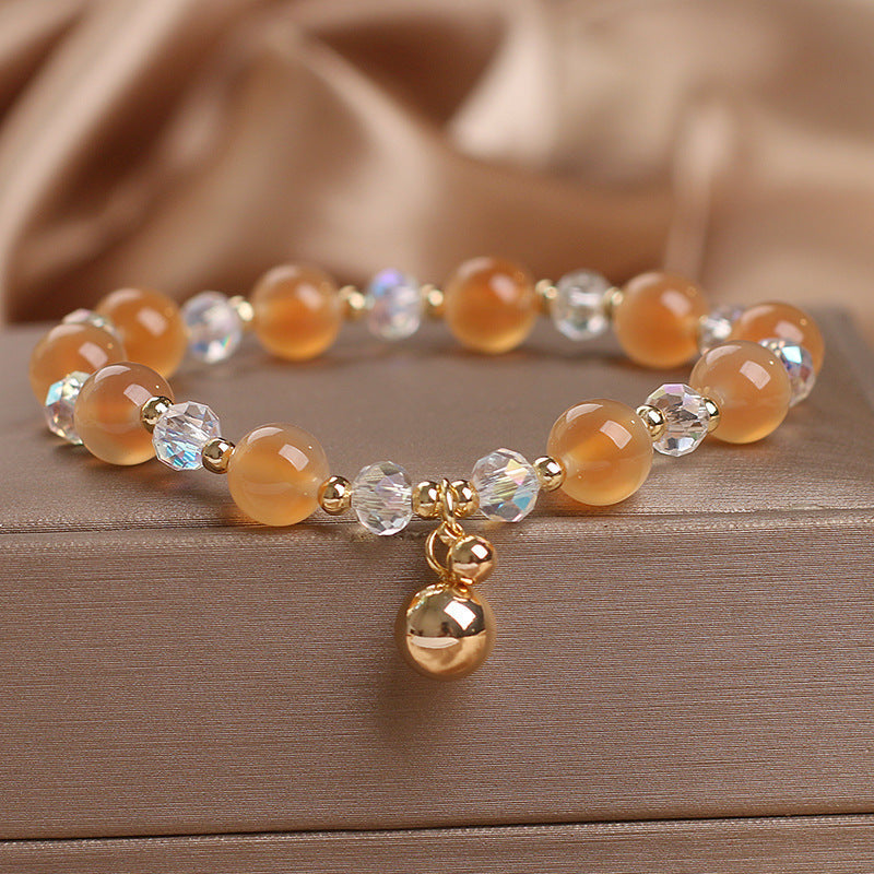 KarmaRipple's Candy Agate Balancing Balance Bead Talisman Bracelet p16