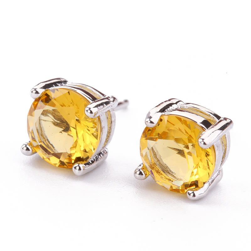 KarmaRipple's Authentic Various Gemstone Amethyst Love Earrings p19