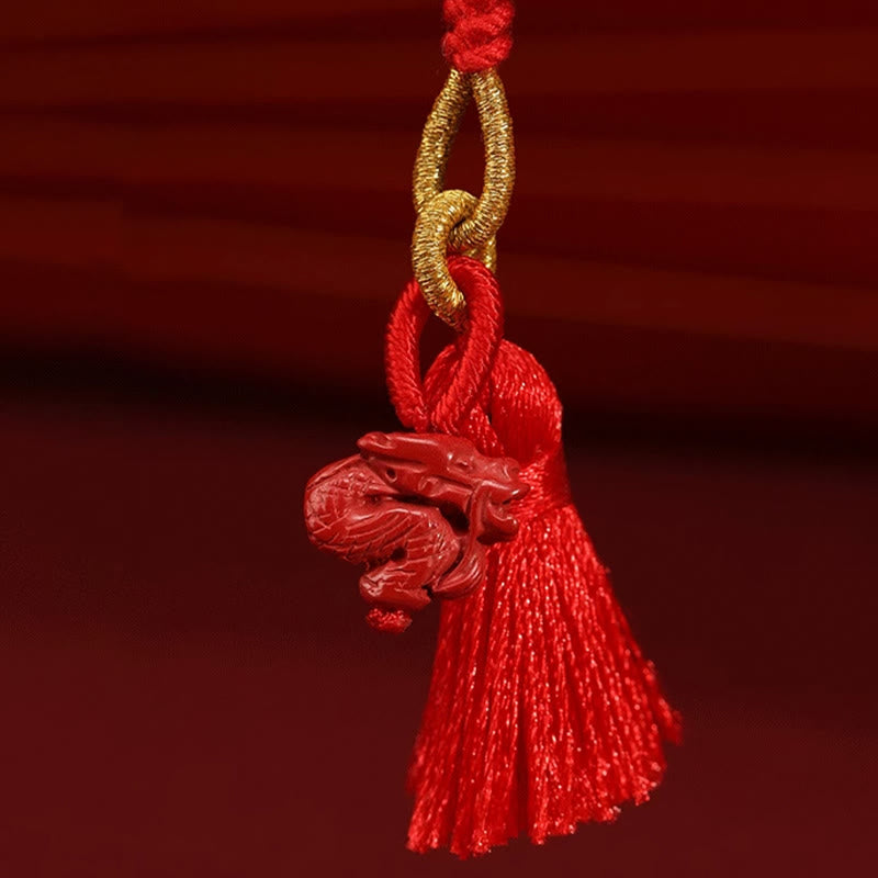 KarmaRipple's Authentic Cinnabar Dragon Blessing Red String Belly Chain p8