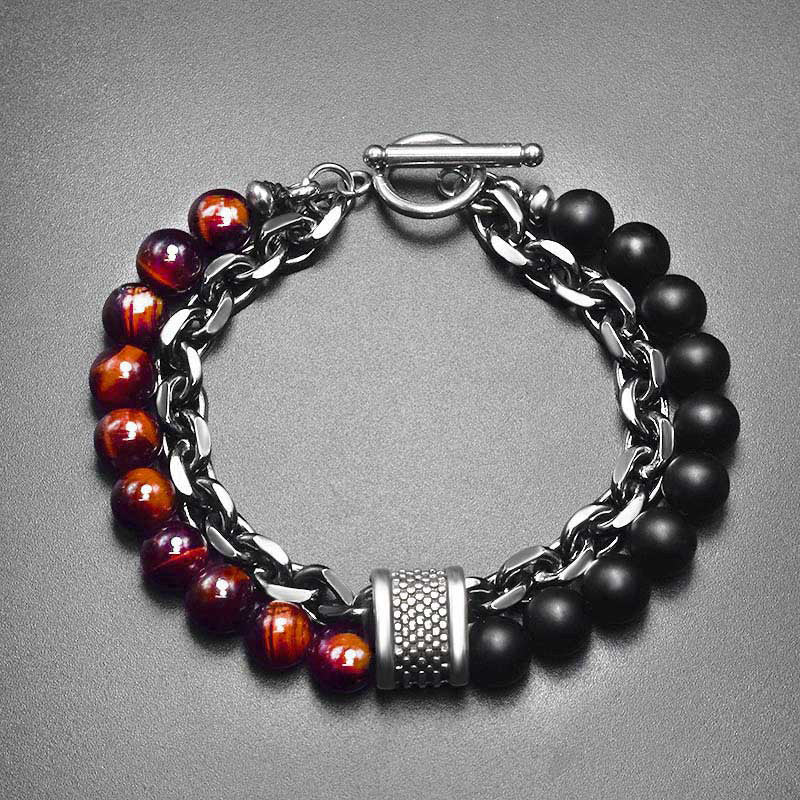 KarmaRipple's Authentic Tiger Eye Lazurite Protection Bracelet p4