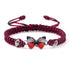 Wine Red-Red Butterfly
