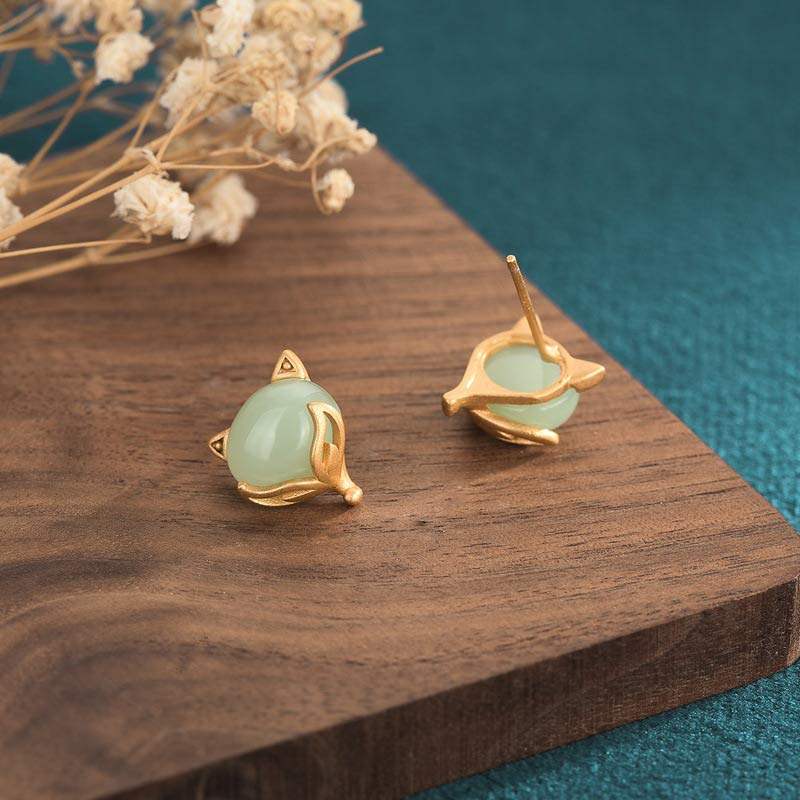 KarmaRipple's FengShui Jade Fortune Earrings p4