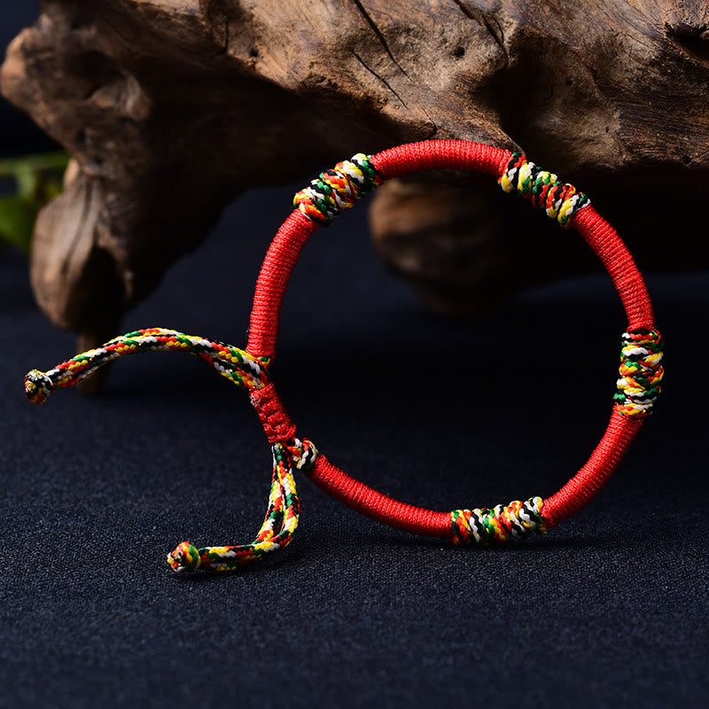 KarmaRipple's Tibetan Handmade Colorful King Kong Weave Fortunate Protection Braid String Bracelet p8