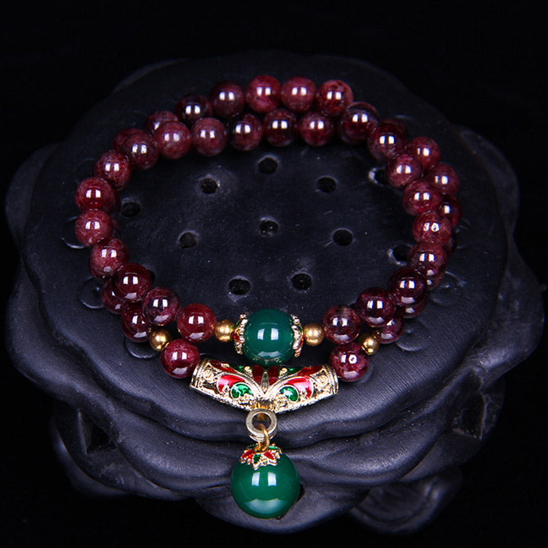 KarmaRipple's Authentic Garnet Blessing Bracelet p5