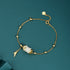 925 Sterling Silver 22K Gold / Bracelet
