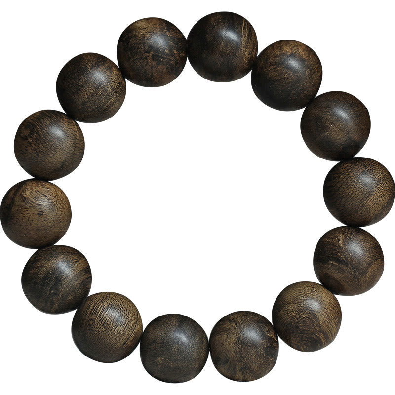 KarmaRipple's Nine Points Sinking Water Vietnam Hoi An Agarwood Peace Strength Bracelet p19