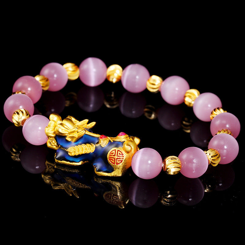 KarmaRipple's Pixiu Cat Eye Fortunate Bracelet p3