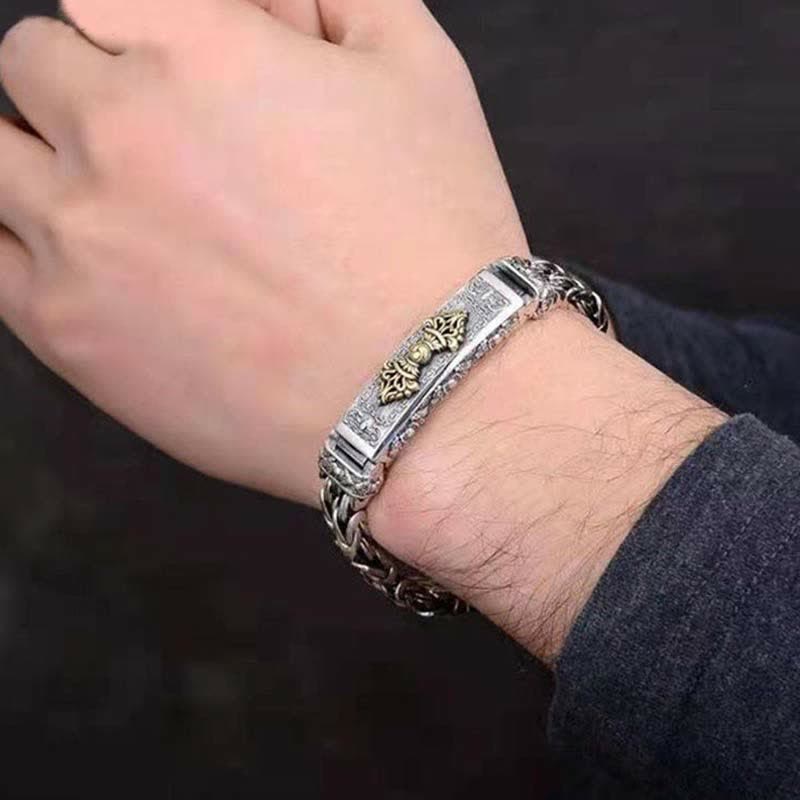 KarmaRipple's Vajra Dorje Twisted Woven Pattern Bronze Balance Bracelet p2