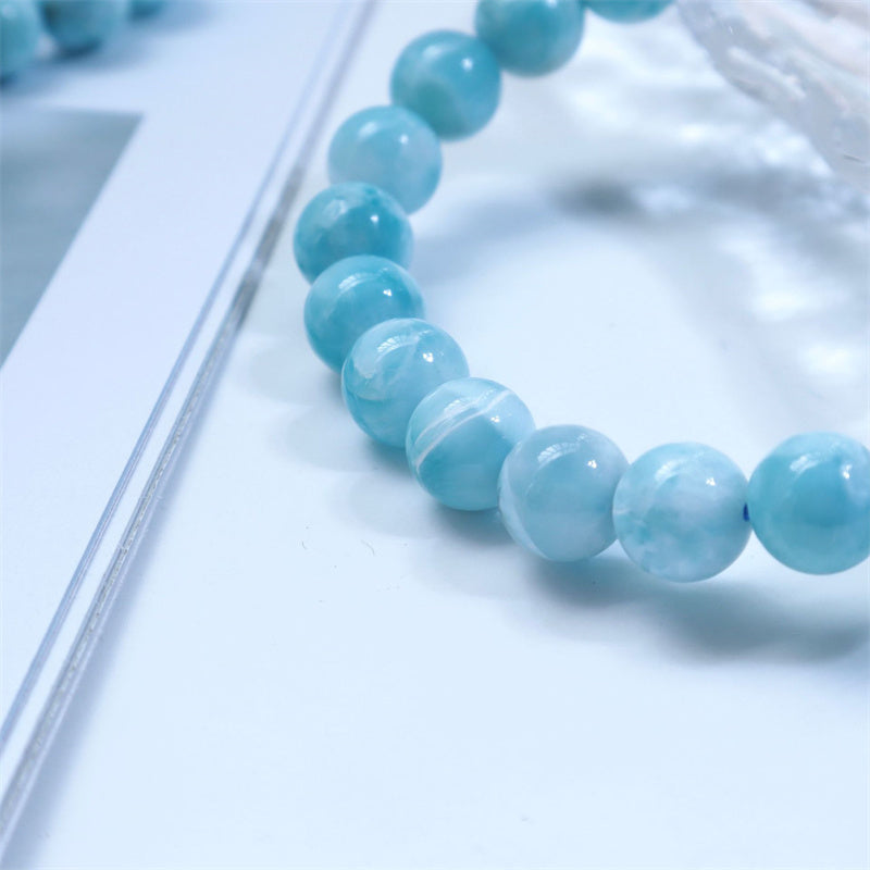 KarmaRipple's Authentic Larimar Wisdom Confidence Bracelet p14