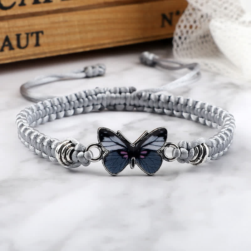 KarmaRipple's Butterfly Freedom Love String Talisman Bracelet p31