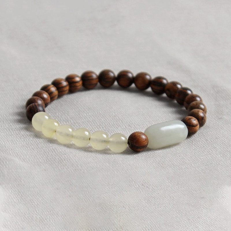 KarmaRipple's Jade Sandalwood Fortune Abundance Bracelet p10