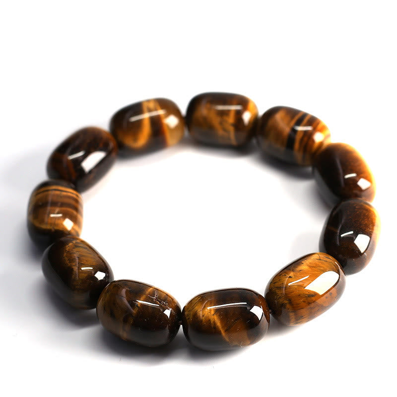 KarmaRipple's Authentic Tiger Eye Stone Integrity Willpower Bracelet p2