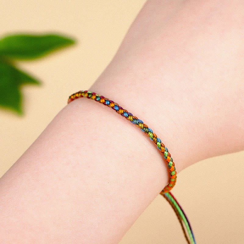 KarmaRipple's "May all your wishes come true" Fortunate Multicolored Bracelet p3