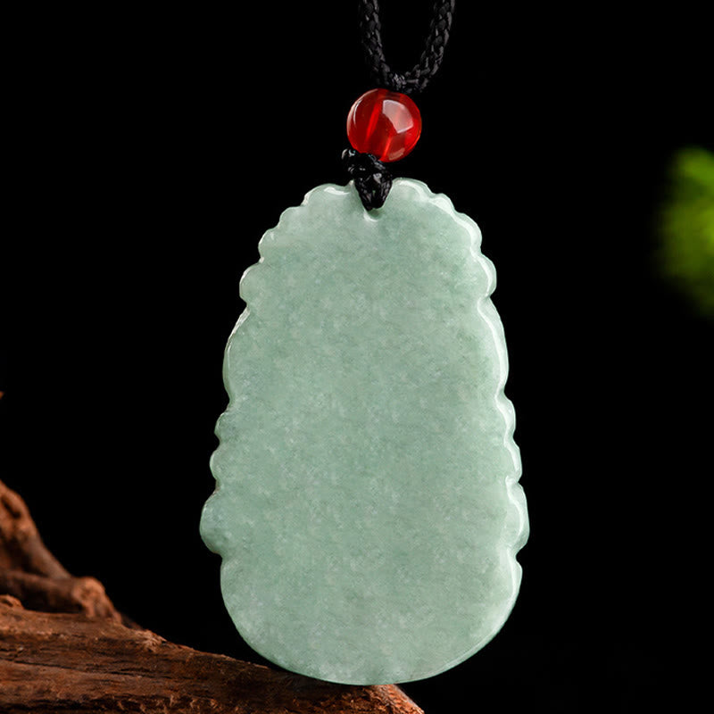 KarmaRipple's Authentic Green Jade 12 Chinese Zodiac Fortune Prosperity Pendant Necklace p17