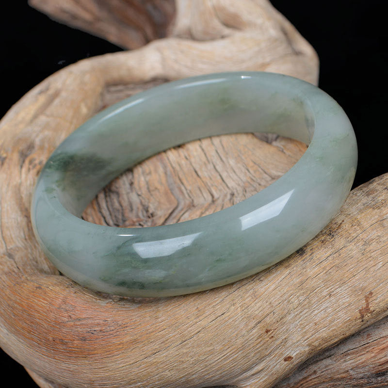 KarmaRipple's Authentic Jade Fortune Balancing Bangle Bracelet p5