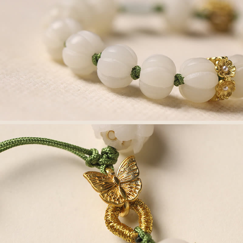 KarmaRipple's Authentic Bodhi Seed Lotus Pumpkin Bead Peace Balance Bracelet p8