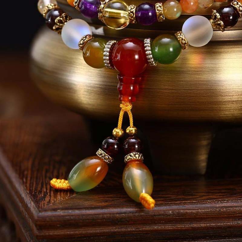 KarmaRipple's The 108 Quartz Balancing Mala Bracelet p4