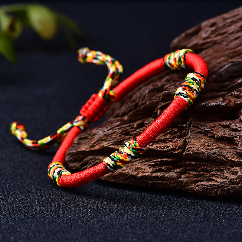 KarmaRipple's Tibetan Handmade Colorful King Kong Weave Fortunate Protection Braid String Bracelet p6
