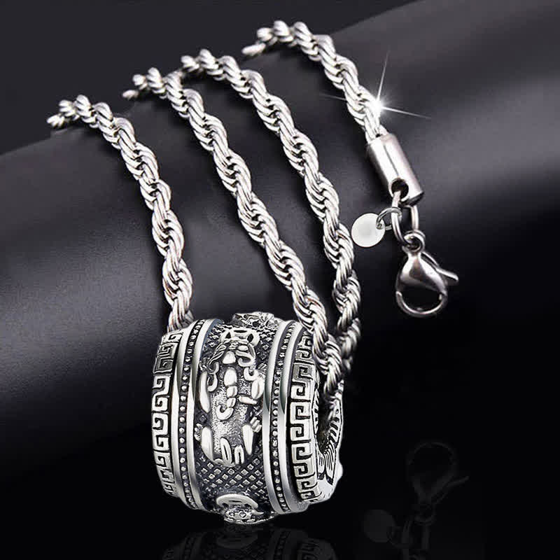 KarmaRipple's PiXiu Fortune Wealth Rotatable Pendant Necklace p11